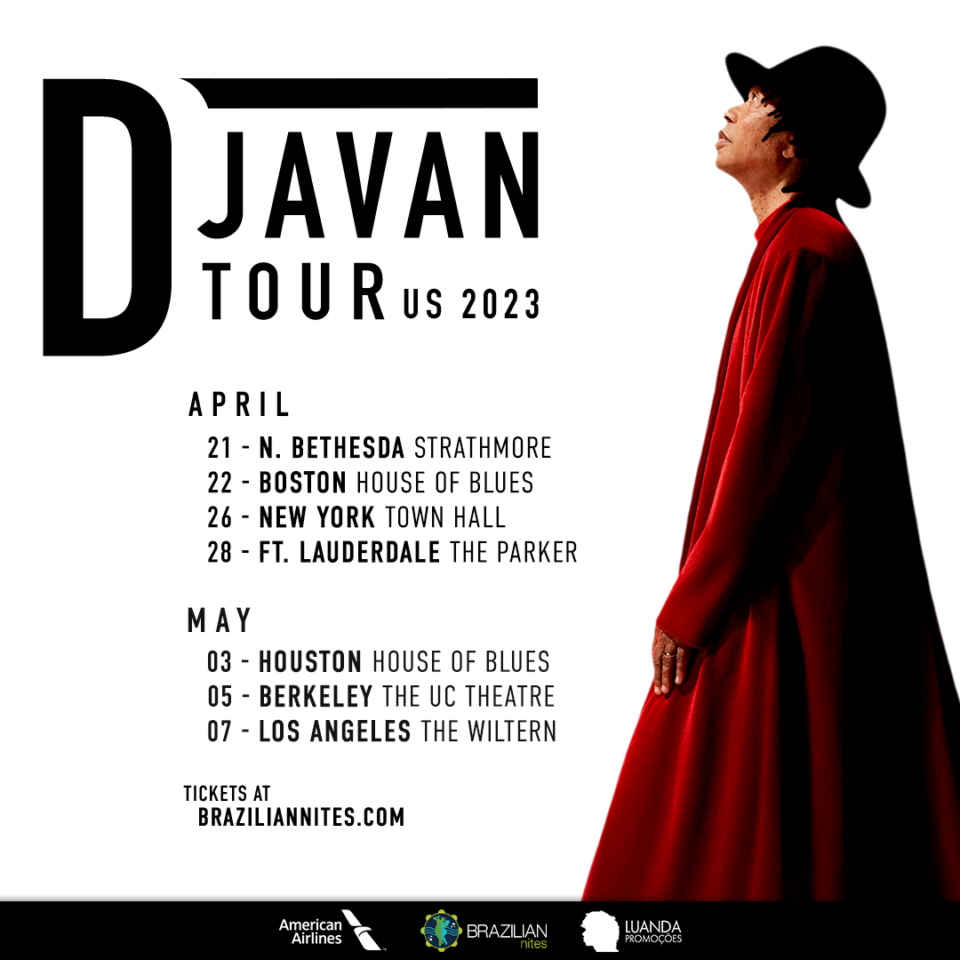Djavan The D Tour USA 2023 — Djavan